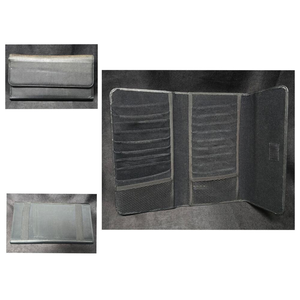Leather Sun Visor CD Organizer Storage Wallet Sleeve Holder